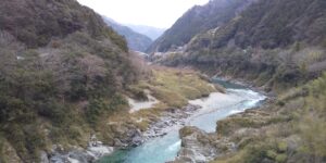 吉野川の流れ